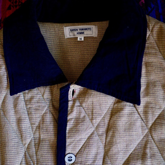 Kansai Yamamoto Homme Quilted Button up - Picture 3 of 11